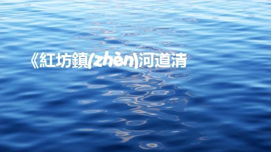 《紅坊鎮(zhèn)河道清淤計劃：為恢復(fù)水質(zhì)而努力奮斗！》